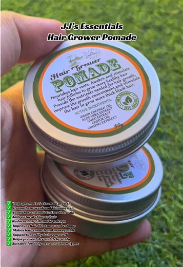 Hair Grower Pomade 🌿 For stronger, healthier-looking hair ✨ #HairGrowerPomade #HairGrower ##HairCarePH #HairGrowthPH #NaturalHairCare