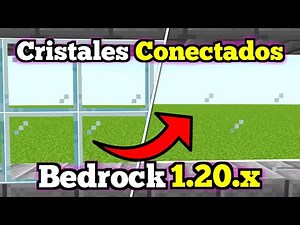 🟢 Textura CRISTALES CONECTADOS para Minecraft PE 1.20.X!! | Paneles Conectados en Minecraft Bedrock
