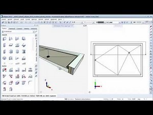 Allplan 2015 - Jak vytvořit plochou střechu