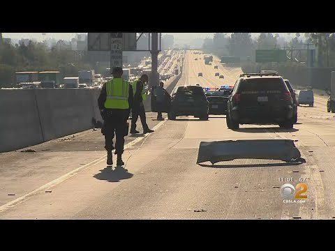 Driver Killed In Fiery Wreck On 60 Freeway In Hacienda Heights Despite 'Heroic' Efforts Of Good Sama