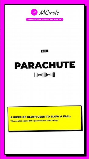 Learn English: What is Parachute? | Vocabulary Shorts