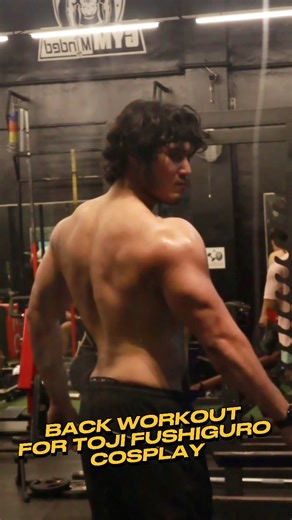 Let's aim for Toji's Back muscle! Try this back workout routine! #workoutroutine #tojifushiguro #jjkcosplay #jujutsukaisen #gymmotivation | Prince De Guzman Transformations