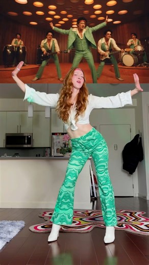 Bruno Mars bringing the Michael Jackson vibes 💚🪩 | Melissa Becraft