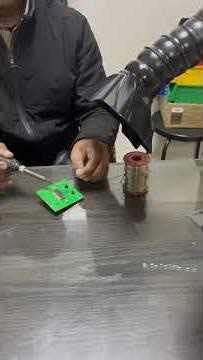 Fume Extractor Video With Double Duct