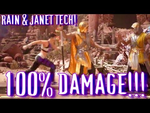 Rain & Janet Optimal Corner Combos!!!