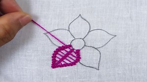 126K views · 2.7K shares | Hand embroidery beautiful flower embroidery tutorial, easy flower embroidery for beginners, sewing flower trick | SR Embroidery | Facebook