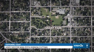 HOPE Soccer hosting mini-pitch ribbon cutting