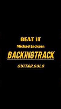 Beat It - Michael Jackson BACKING TRACK Guitar Solo
