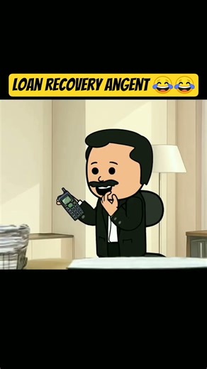 💸Funny Loan Recovery Call|Bank Loan Agent vs Customer Comedy”#banking #animatedcartoon#funny#shorts