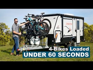 THE ULTIMATE CARAVAN BIKE RACK. Load 4-bikes in under 60 seconds!