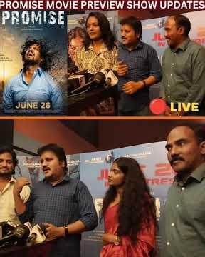 🔴PROMISE MOVIE PRESS MEET UPDATES 🔥🔥