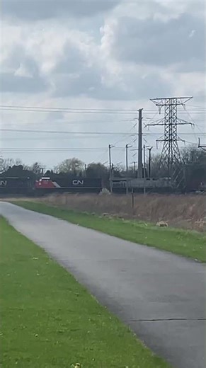 CN G874-41 with SD75 and EX Citirail pass Wolfs Crossing! #train #railroad #canadiannational