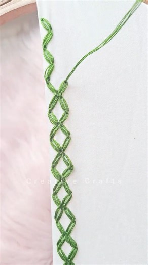 Most Amazing hand embroidery stitches #threadart #ytshorts #craftshorts #viralshorts #shorts