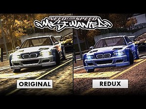 NFS Most Wanted | Original VS Redux 2018 Graphics Comparison [4K Special]