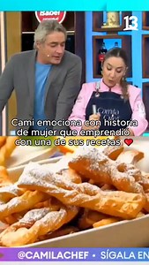 11K reactions · 159 comments | “Tengo 9 mil pesos en mi cuenta RUT” 﫶 @camilachef contó en #TuDía la emocionante historia de una mujer que emprendió con su receta de calzones rotos 凉 #tudia13 ☀️de LUNES A VIERNES desde las 8:00 horas por las pantallas del 13 y www.13.cl ️ | Tu Día | Facebook