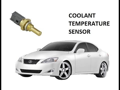 Lexus IS 250 2006 to 2013 Coolant Temperature Sensor Replacement