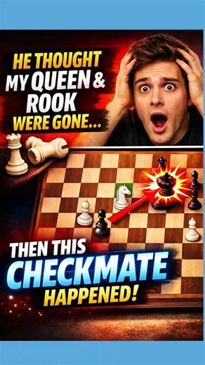 He Thought My Queen & Rook Were Gone… Then THIS Checkmate Happened ♟️🔥