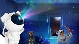 Astronaut Galaxy Projector with Remote Control – 360° Unboxing! 🌌🚀