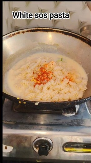 white sos pasta recipe easy and tasty recipe 😍#ytshorts #food #rajasthani #fast food pasta delicious