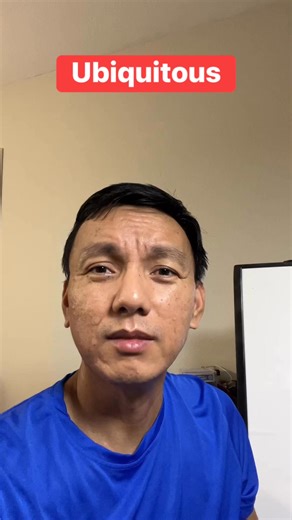 Ubiquitous. #learningenglish #englishword #speakingenglish #tagalog #grammar #esl #englishlearners #learning #education | Food and Beyond - Dennis Barles