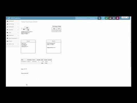 SOS Inventory - Purchase Orders and Item Receipts