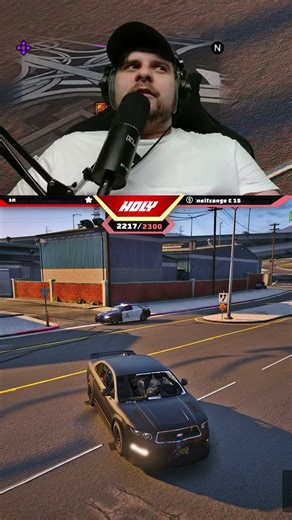 Looking in the rearview mirror...😂🔥 | JustNdrew on Twitch | GTA RP #shorts #twitch #streamer #rpg