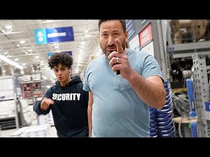 Fake Security Guard Prank! (Attacked)