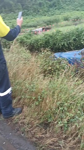 when one of the mates crash on the way to work haha send it