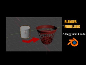 Modelling a Dust Bin In Blender| A Beginners Guide