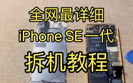 全网最详细的苹果SE拆机教程，学不会你来打我！