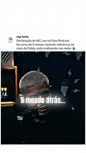 RAP FORTE on Instagram: "Mc Lan novamente… 🧠 @mclan"