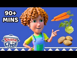 Maggie’s Marvellous Vegetable Garden 🥦🍏 Shane the Chef | Preschool Food Education