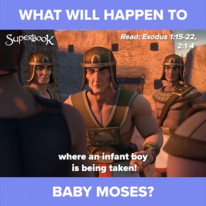 9.9K views · 982 reactions | Jochebed and Miriam love baby Moses so much that they would do everything to protect him. ❤️ Download the Superbook Bible App and watch what happens next on the full episode of "The Birth of Moses" with your children. ❤️ https://go.cbn.com/superbook-fb-app . . . . . SUPERBOOK Bringing Bible Stories and Jesus' love to kids everywhere Series + App + Academy + Outreach | Superbook | Facebook