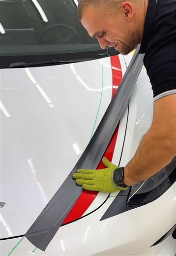 DIY Clean Hood Stripes for Tesla Model 3 in a Weekend