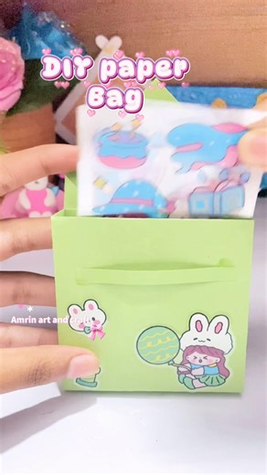 DIY paper mini bag/easy paper craft /easy diy#craft #diy #easy #papercraft #handmade #shorts