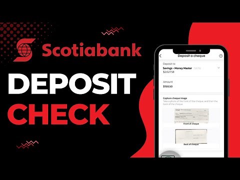 How to Deposit Check on Scotia Bank | 2023