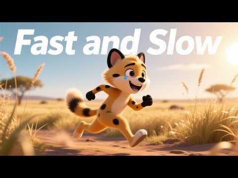 Fast vs Slow Animals Song | Learn Fast & Slow Animals for Kids | Educational Nursery Rhymes