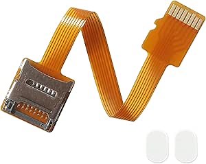 Micro SD to Micro SD Card Extension Cable TF Card Adapter Flexible Male to Female Extension Cord(3.9in/10cm)