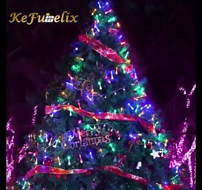 Solar String Lights Outdoor 40FT - 100 LED Waterproof Patio Lights, 8 Modes & Remote Control, RGB Color Changing & Warm White, IP65 for Garden, Porch, Christmas, Wedding, Party Decor