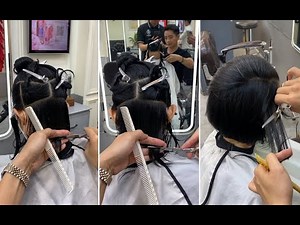 Beauty Graduated Bob Haircut For Women Full Tutorial Step by Step Layered Bob Cuts