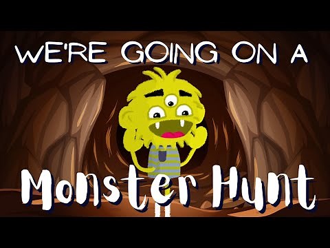 We're going on a Monster Hunt | Halloween movement song for kids
