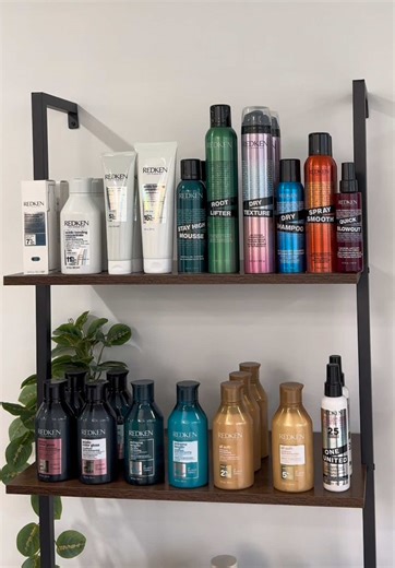 Everything you see on our shelves can be shopped through our website ✨ shipped directly from your SLEEK girlies to you 💞 #sleek #redken #haircare #salonproducts