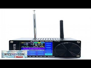 SI4732 ATS-25max-DECODER Radio Receiver 4.17 Version Adds CW RTty Decoding Function WiFi Review
