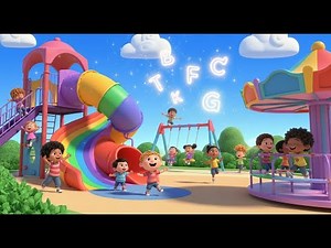 Learn A to Z with Park Playground Adventures 🛝🎠🎡 | ABC Song for Kids | Preschool Learning Video