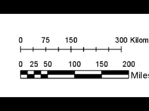 Mathematical literacy Grd 11 & 12. Converting a Bar scale into a Ratio/Number Scale with Skoboka AN