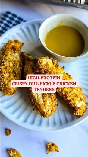 32g Protein Crispy Chicken Tenders Without the Deep Fryer