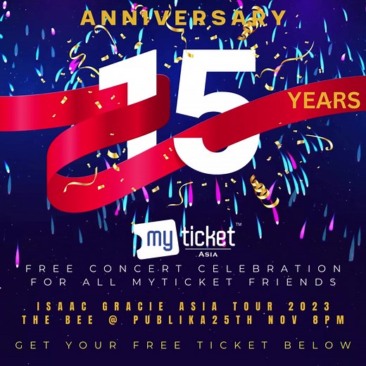 Free Ticket Celebration! https://myticketasia.moosend.com/show_campaign/162e2836-d55c-4951-908a-899dea5480ce | MyTicket
