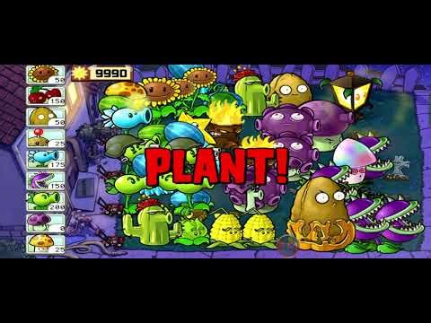 Plants Vs Zombies | Gameplay Survival day | PvZ mod menu Episode 001