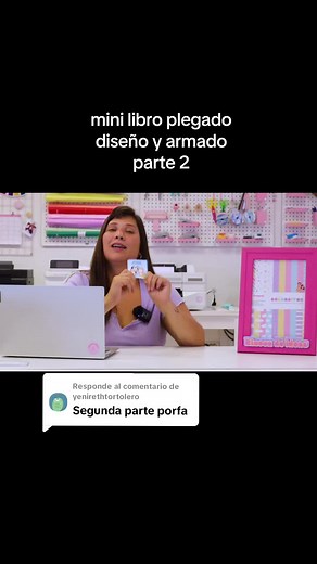 Cómo diseñar y armar un mini libro plegado | Tutorial paso a paso