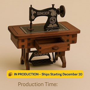 Mini Wooden Singer Sewing Machine – Handmade Vintage Decor – Artisan Colombian Collectible Gift - Etsy